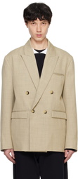 Nanushka Taupe Olivier Blazer