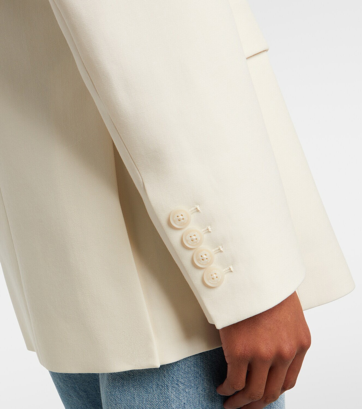 Nili Lotan Weston double-breasted virgin wool blazer