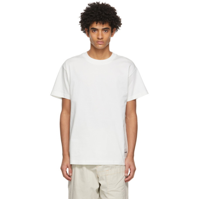 Photo: Jil Sander Three-Pack White Organic Cotton T-Shirts