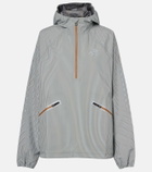 Loewe x On Storm striped half-zip jacket