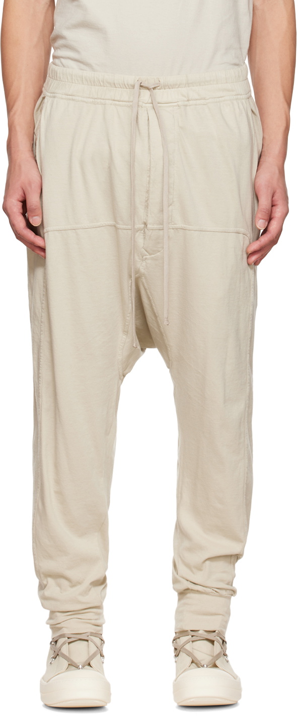 Rick Owens DRKSHDW Off-White Prisoner Drawstring Lounge Pants Rick