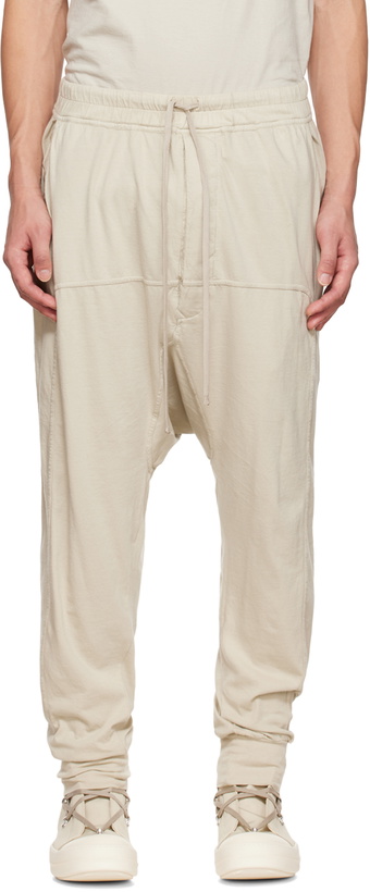 Photo: Rick Owens DRKSHDW Off-White Prisoner Drawstring Lounge Pants