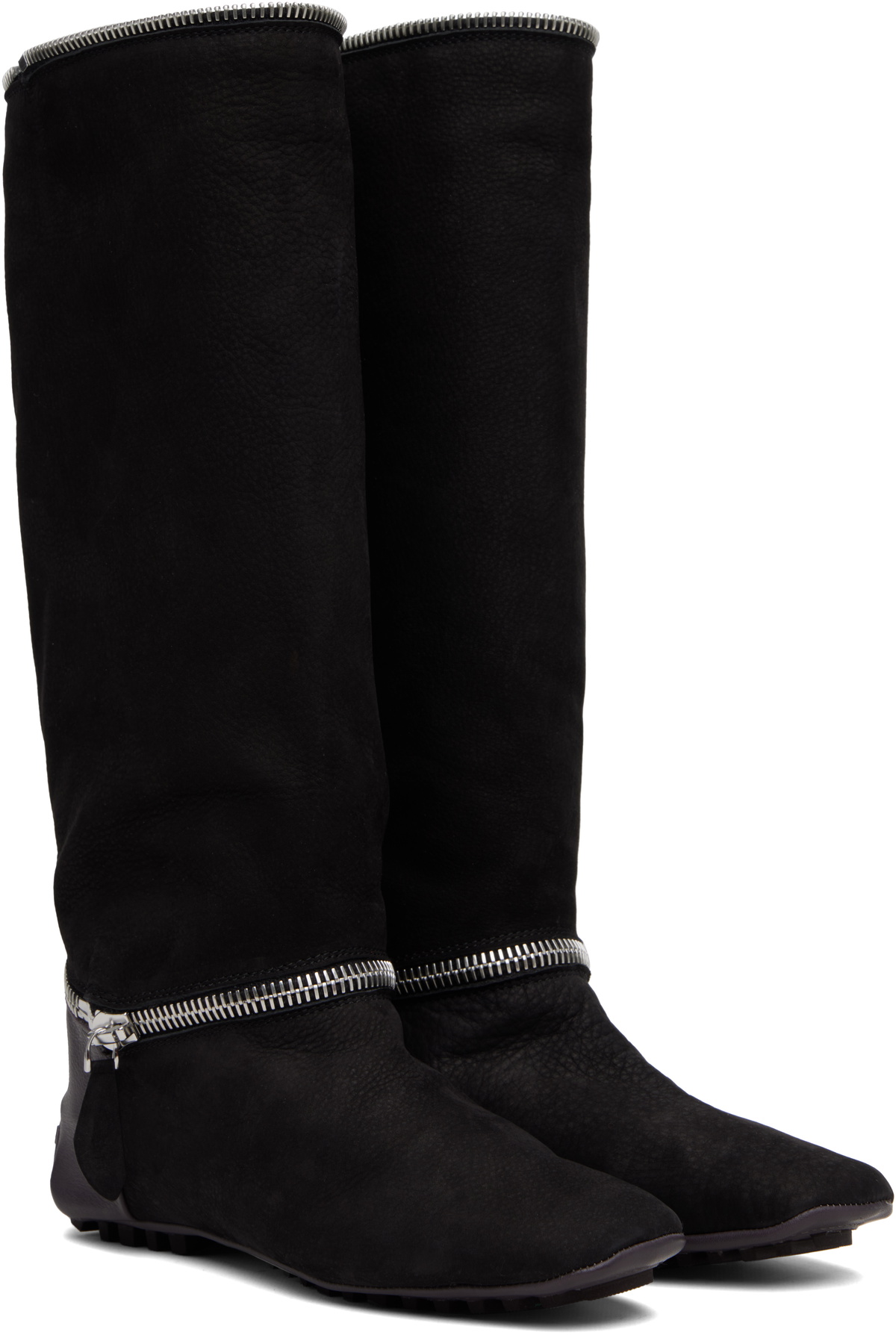 Kiko Kostadinov Black Modular Driving Boots
