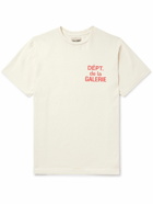 Gallery Dept. - Logo-Print Cotton-Jersey T-Shirt - Neutrals