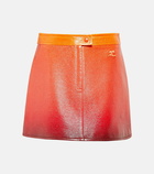 Courrèges Re-Edition vinyl miniskirt
