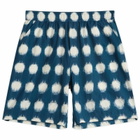 Folk Men's Relaxed Fit Shorts in Indigo Ikat