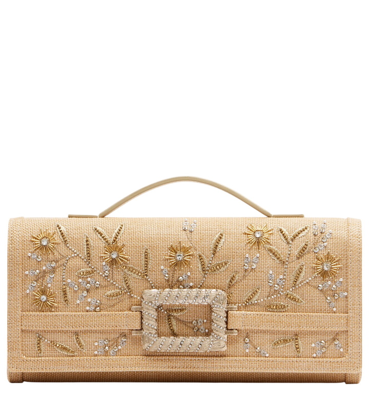 Photo: Roger Vivier Belle Vivier Small embroidered top-handle bag