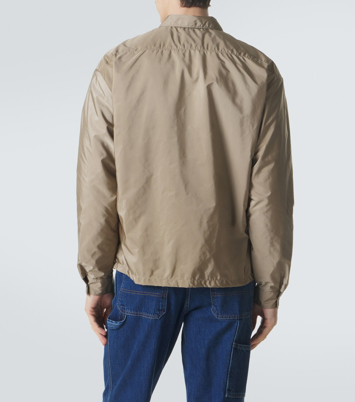 Prada Re-Nylon zip-up shirt
