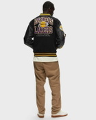 New Era Nba Patch Varsity Jckt Los Angeles Lakers Black Bomber Jackets/College Jackets