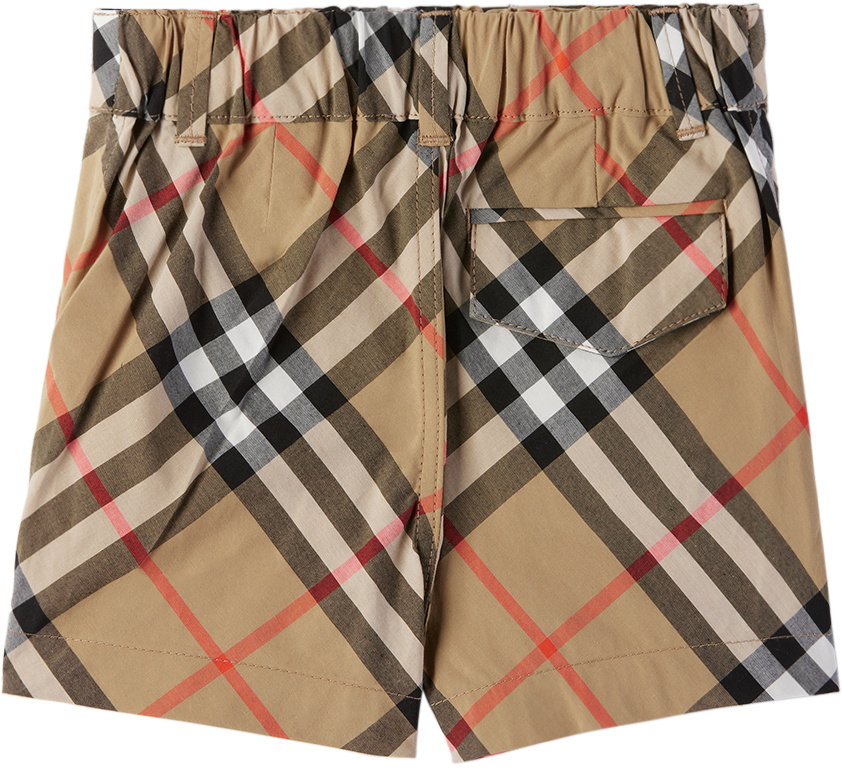 Burberry Baby Tan Check Shorts