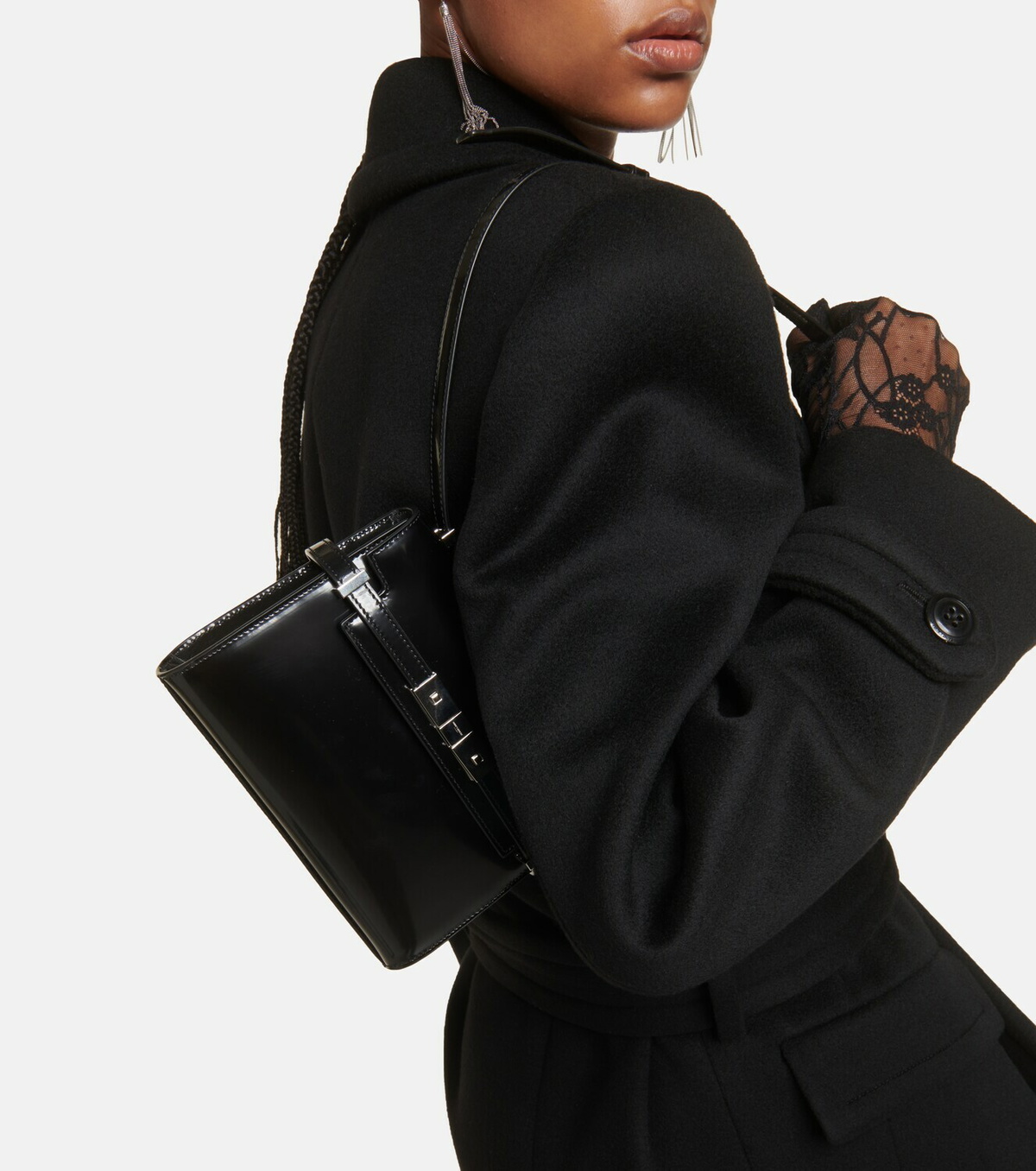 Saint Laurent Manhattan Mini patent leather crossbody bag Saint Laurent Manhattan Mini patent leather crossbody bag