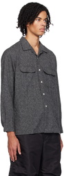 BEAMS PLUS Gray Open Collar Shirt