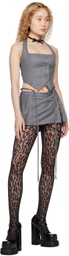 Nodress Gray Asymmetric Vest