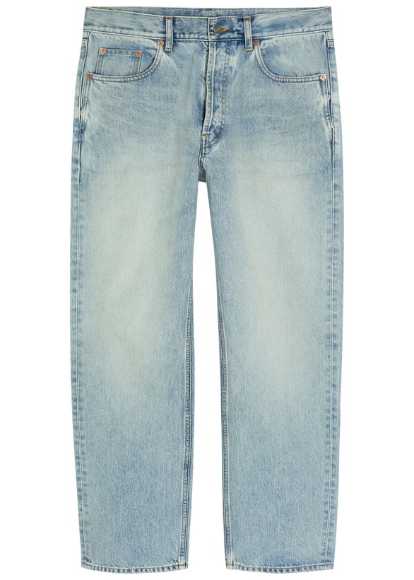 Photo: Saint Laurent Loose Straight-leg Jeans Blue