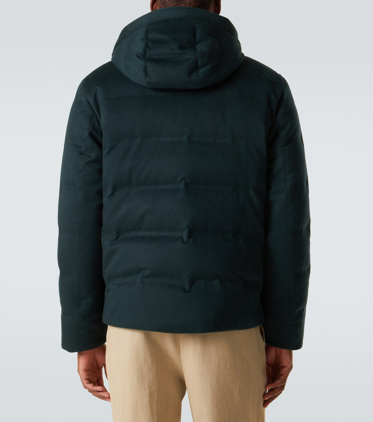 Zegna Elements technical cashmere down jacket