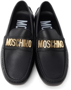 Moschino Black Logo Loafers