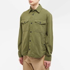 Moncler Grenoble Men's Logo Overshirt in Green