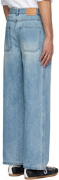 Solid Homme Blue Five-Pocket Jeans