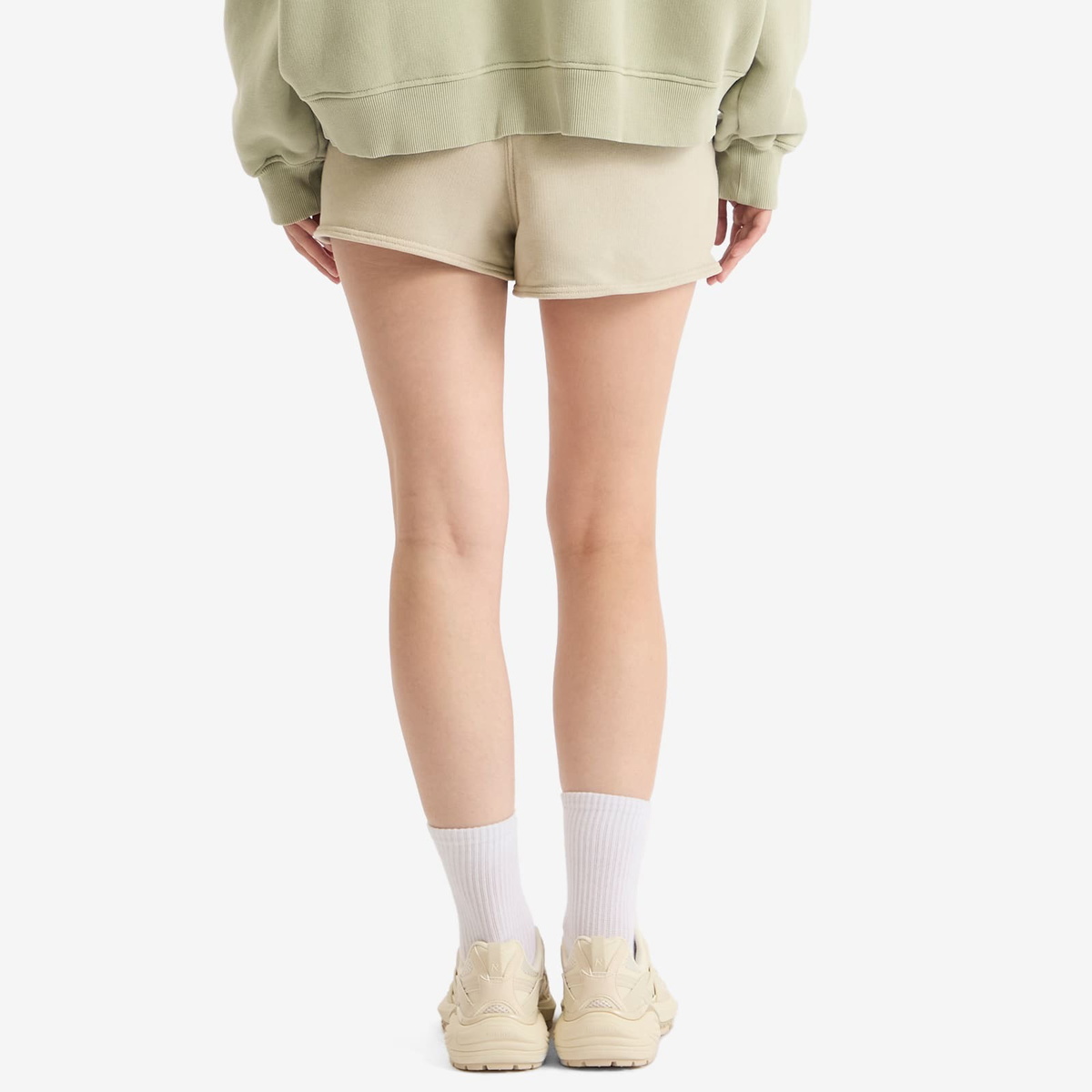 Represent Women's Initial Washed Shorts in Storm
