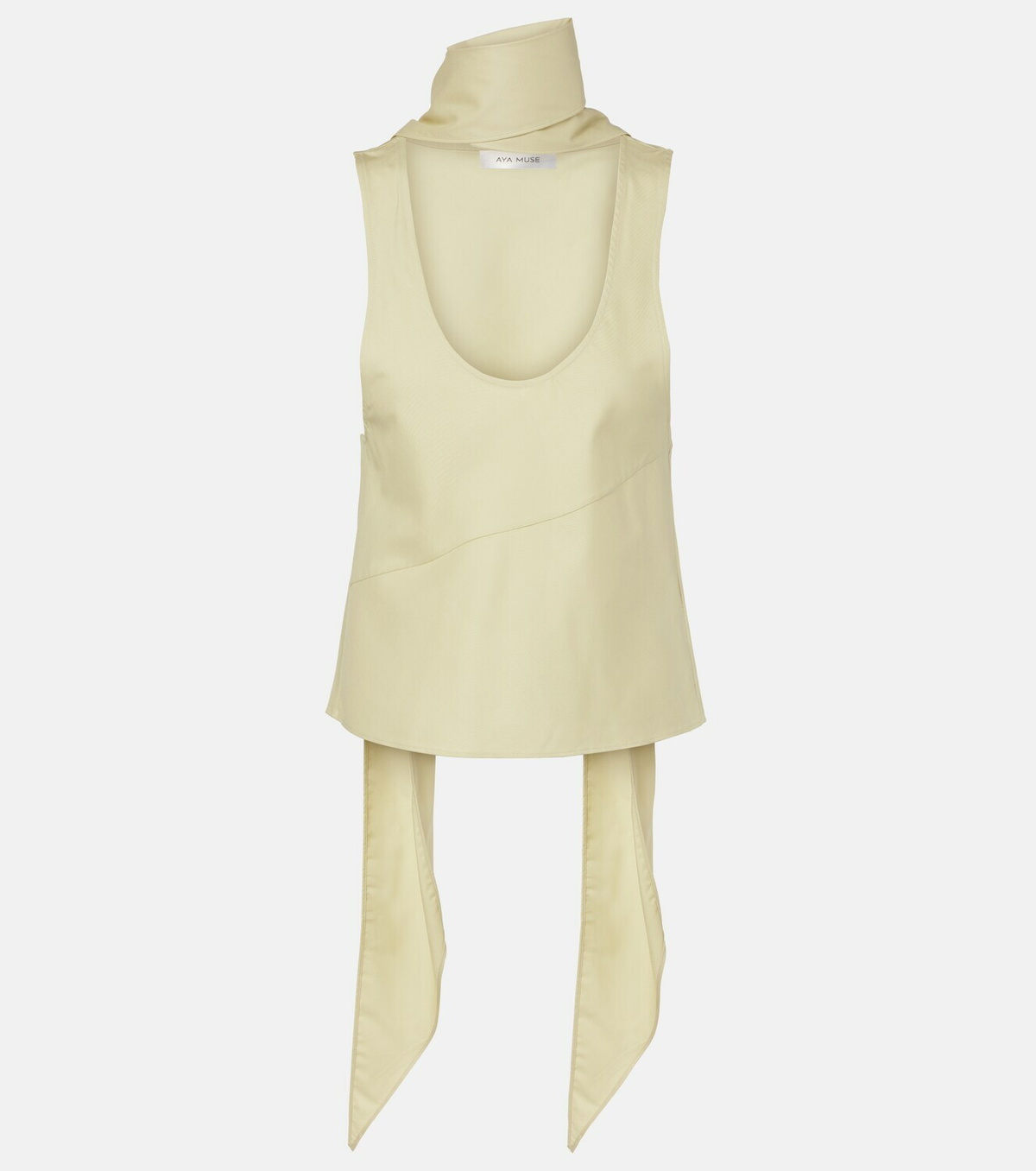 Aya Muse Olena scarf-detail top