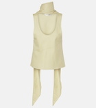 Aya Muse Olena scarf-detail top