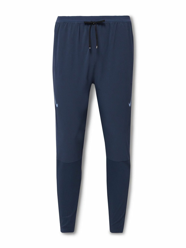 Photo: Nike Running - AeroSwift Slim-Fit Tapered Dri-FIT ADV Track Pants - Blue