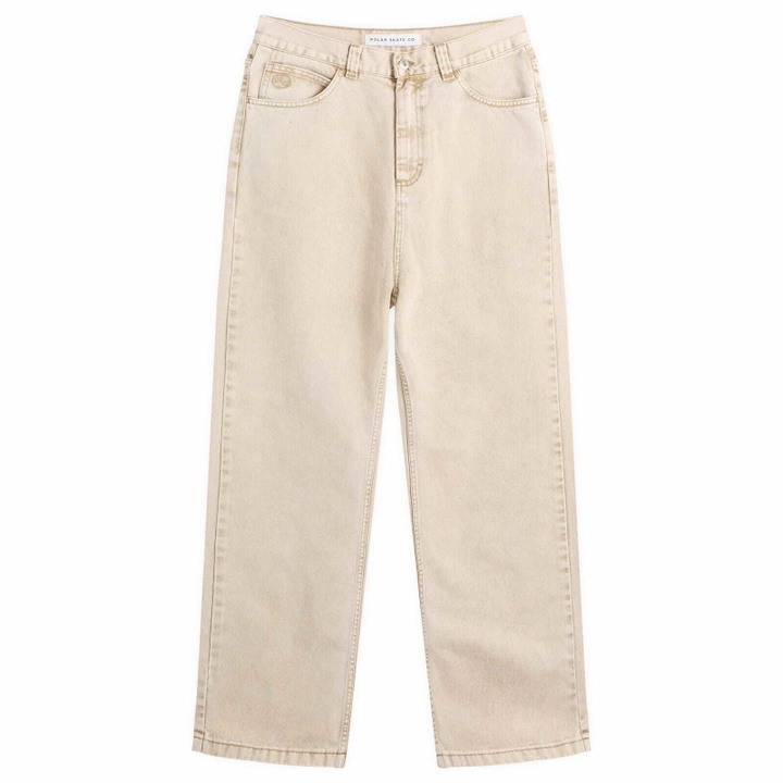 Photo: Polar Skate Co. Men's 91 Loose Straight Jeans in Sand