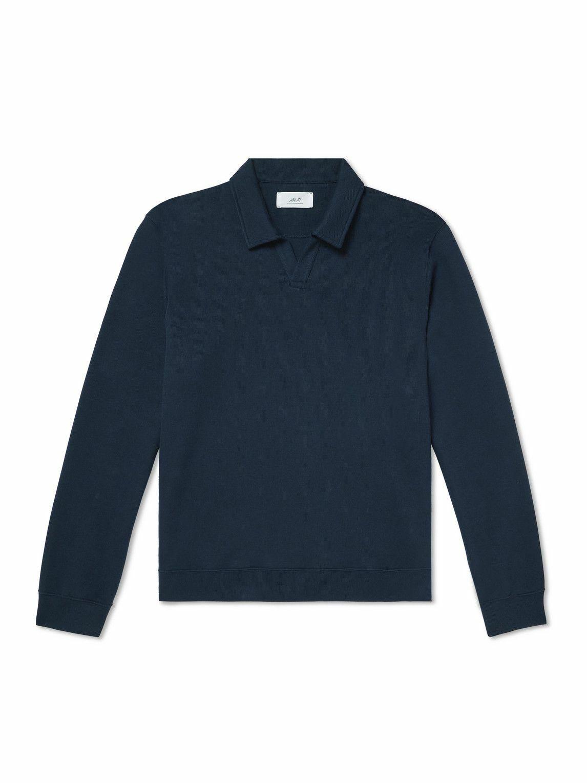 Mr P. - Cotton-Jersey Sweatshirt - Blue
