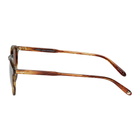 Garrett Leight Brown Hampton Sunglasses