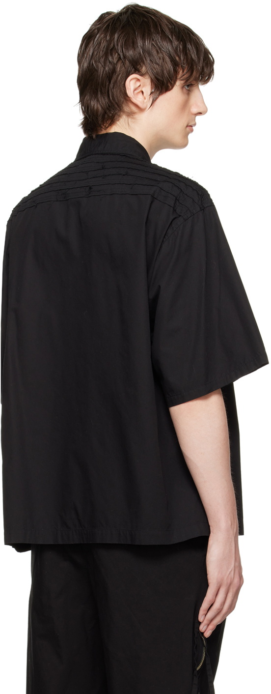 Undercoverism Black Saddle Shoulder Shirt