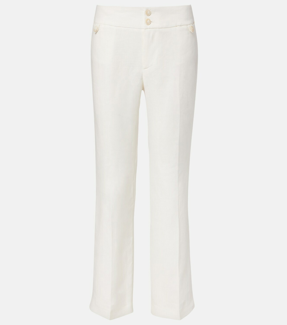 Etro Linen bootcut pants