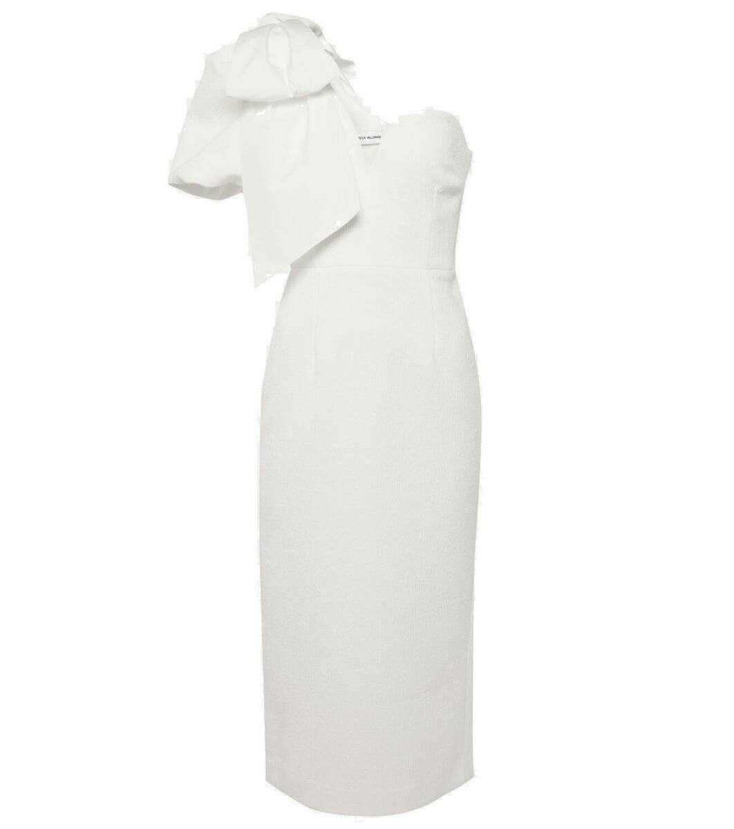 Rebecca Vallance Bridal Bon Ami bow-detail midi dress