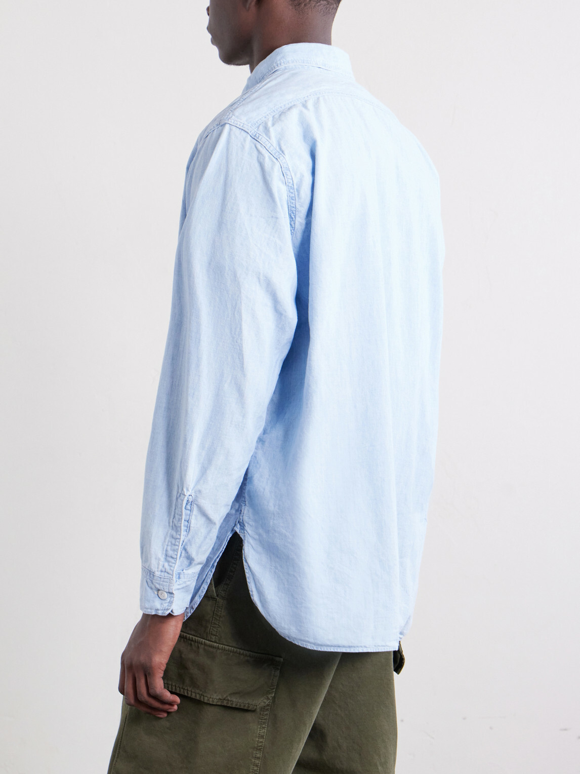 OrSlow - Cotton-Chambray Shirt - Blue