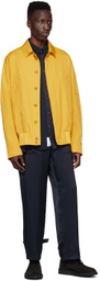4SDESIGNS Yellow Polyester Jacket