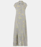 Acne Studios Layered distressed polo dress