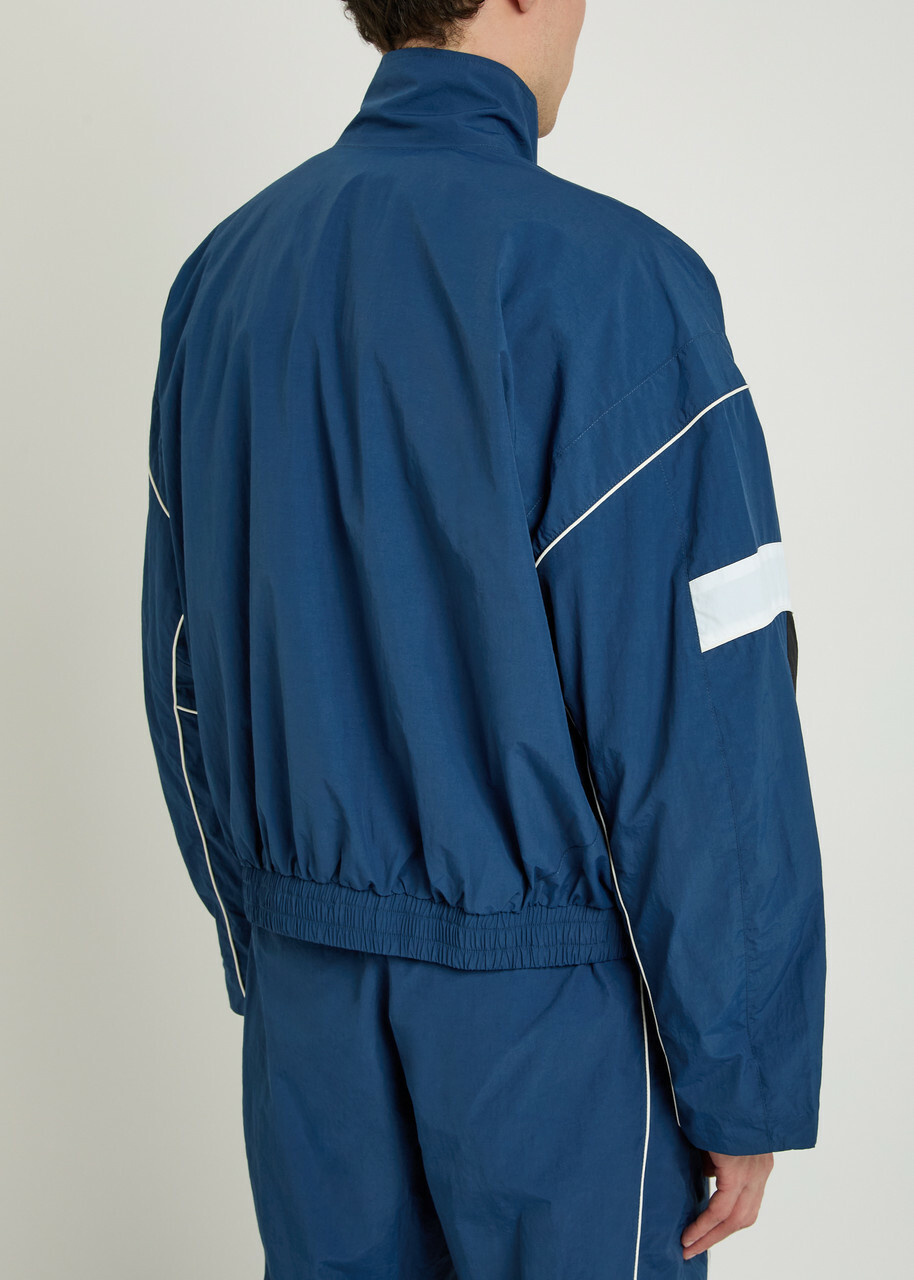Nahmias Warm Up Panelled Shell Jacket Blue