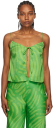Simon Miller Green Zapa Tank Top