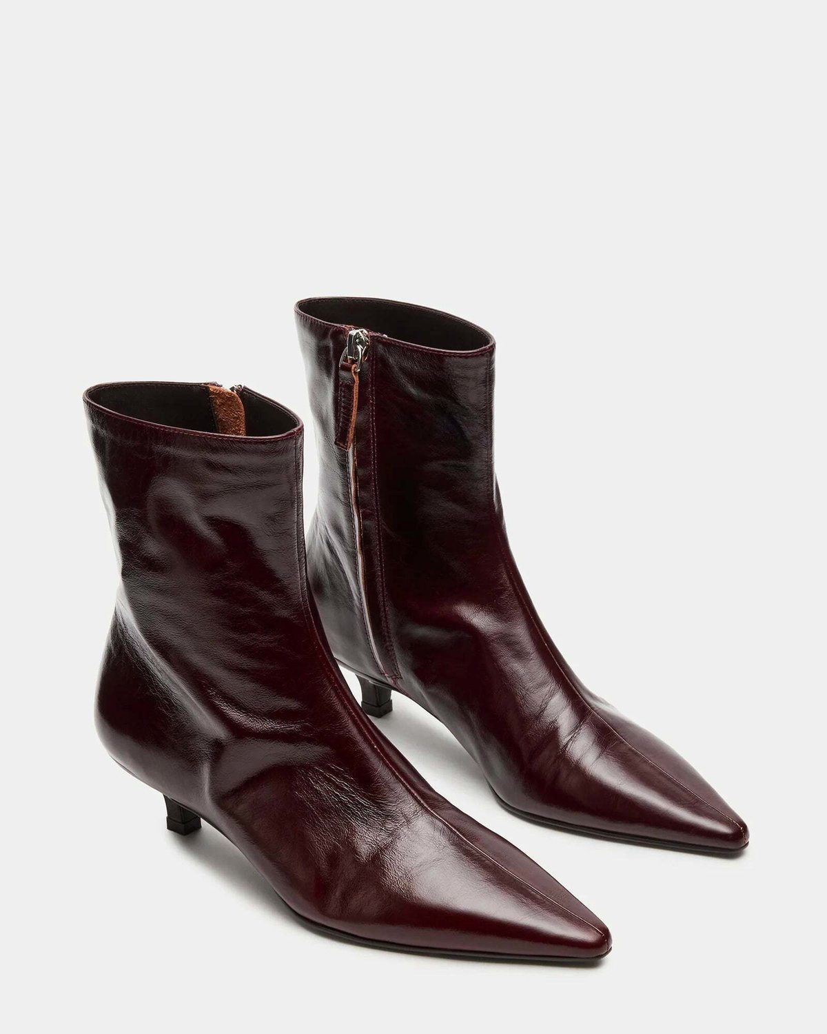 Steve Madden Vile Booties in Burgundy