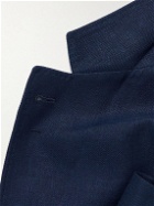 Brunello Cucinelli - Linen, Wool and Silk-Blend Suit Jacket - Blue