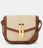 DeMellier Vancouver raffia shoulder bag