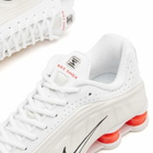Nike Women's Shox R4 W Sneaker in White/Phantom/Red