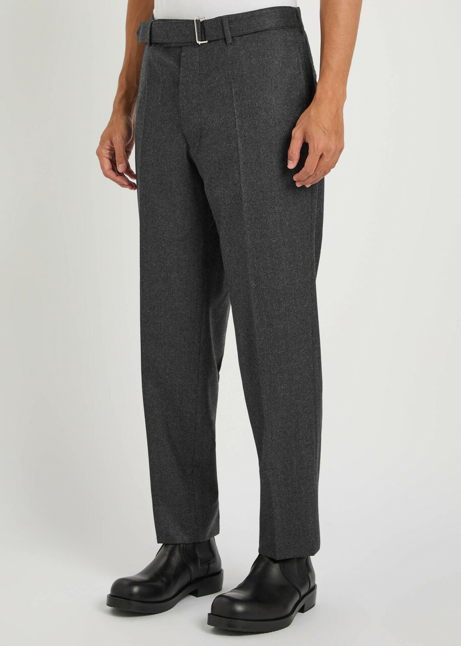 Officine Générale Hoche Wool Trousers Grey