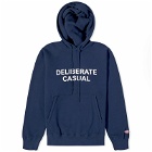 Battenwear Men's Deliberate Casual Reach Up Hoodie in Midnight Navy