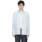 A.P.C. Blue & Gray Malo Shirt