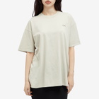 Joah Brown Women's Oversized Logo T-Shirt in Fog
