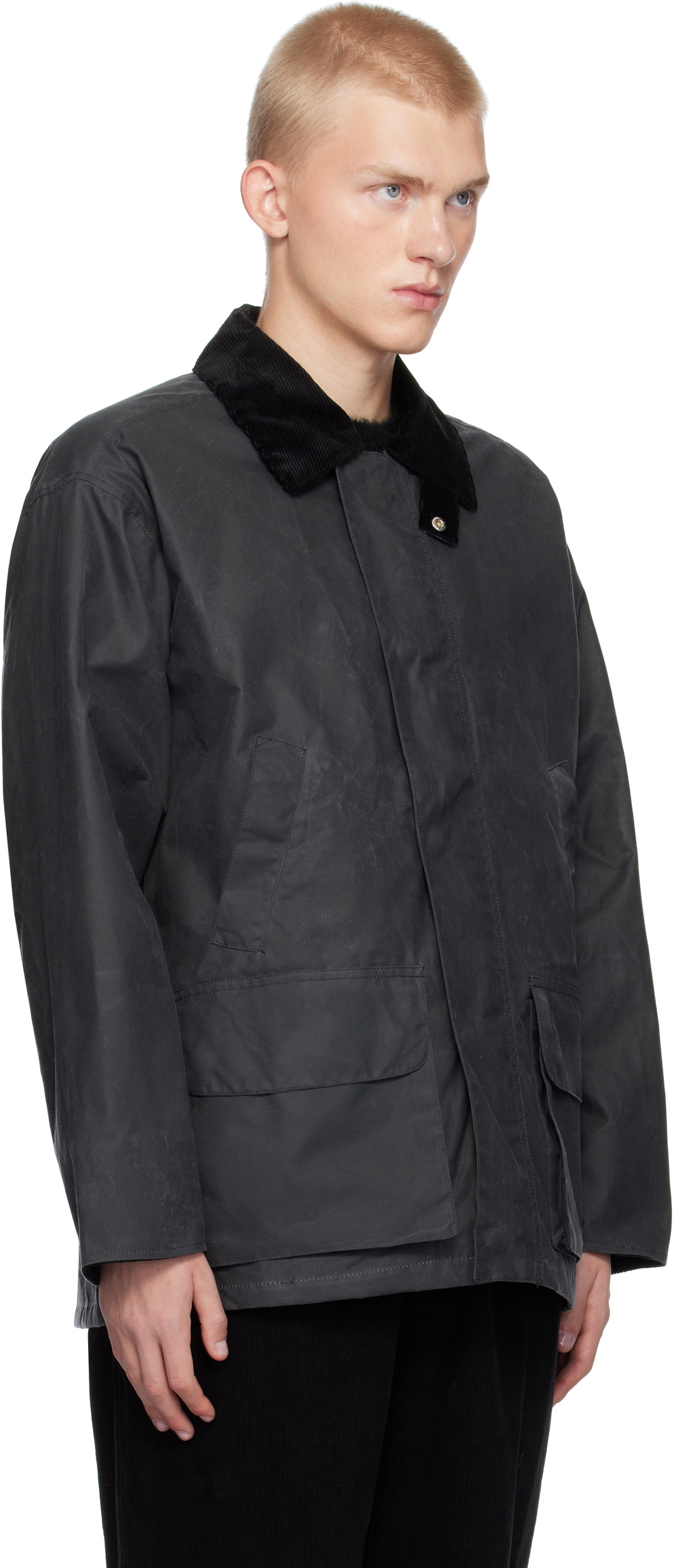 Sunflower Gray Waxed Leisure Jacket Sunflower