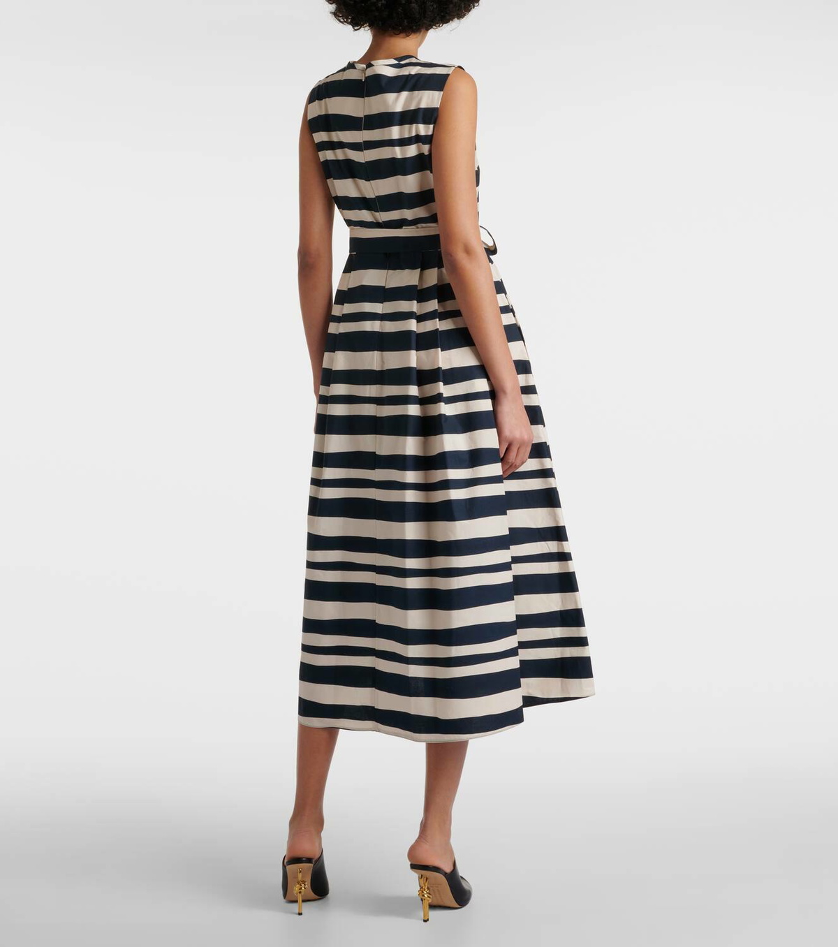 ☆DT☆入手困難☆コットンポプリンDress/ESMERALDA/'S MaxMara S Max Mara Esmeralda striped cotton midi dress S Max Mara