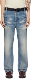 Fax Copy Express Blue 'The Easy' Jeans