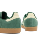 Adidas Men's Samba OG Sneaker in Collegiate Green/Warm Vanilla/Gum
