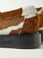 VINNY's - Yardee Pony Hair Penny Loafers - Brown